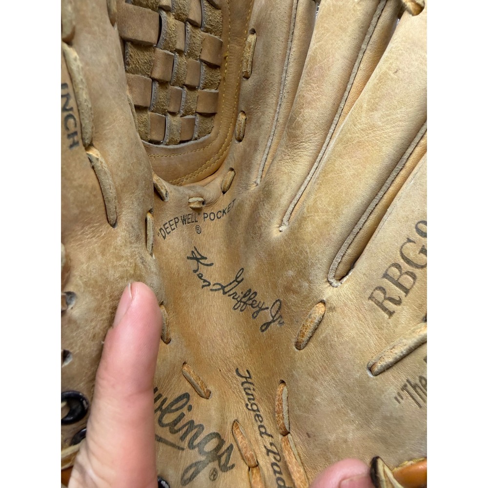 Rawlings RBG90 Ken Griffey Jr Signature Series 11 Inch Baseball Glove Tan RHT